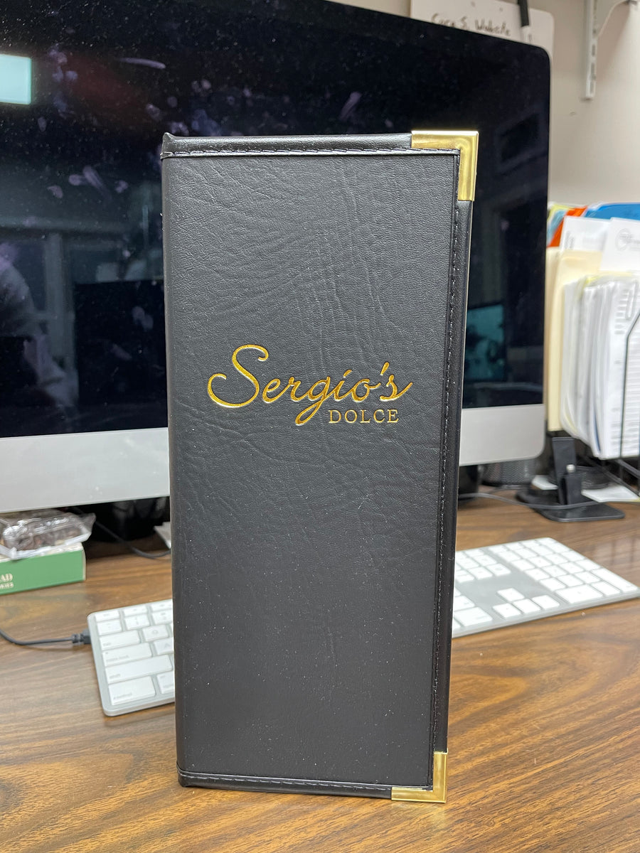 Sergio's Menu Covers